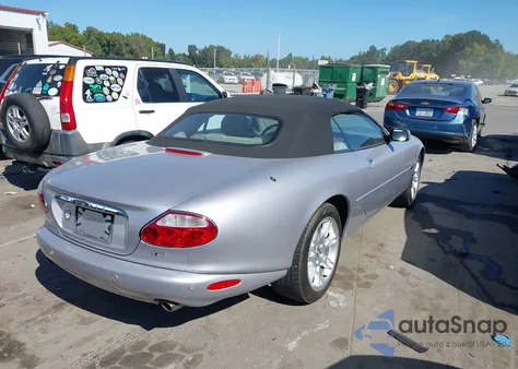 2001 Jaguar Xk8 из США, поврежденный, VIN SAJDA42C91NA18938